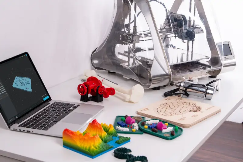 Modèles 3D imprimés avec l'impression 3D